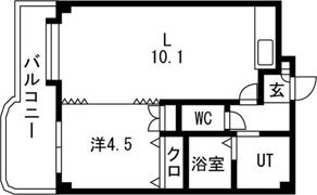 サラサ月寒西の間取り画像