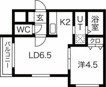 エンジェリックプレイス福住の間取り画像
