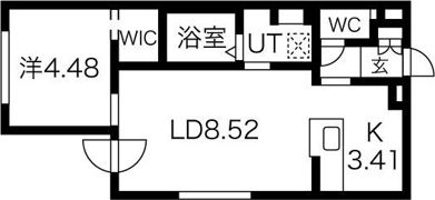 フェリスヴィータの間取り画像
