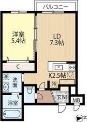 bills Nakanoshimaの間取り画像