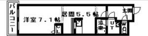 コンパス白石の間取り画像