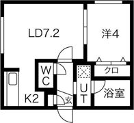 SDY月寒中央（エスディワイ）の間取り画像
