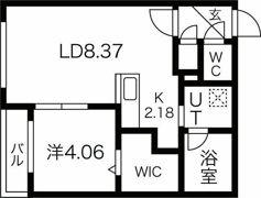 ピーロ栄通の間取り画像