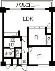 ライオンズマンション澄川第2の間取り画像