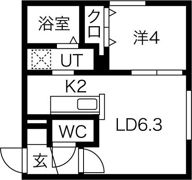 PremierHills Shiroishi（プレミアヒルズの間取り画像