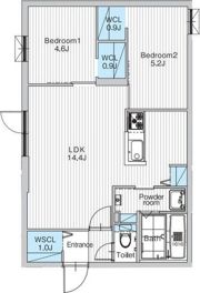 JANUS（ジェイナス） residences南平岸駅前の間取り画像
