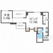 ビッグパレス南4条の間取り画像