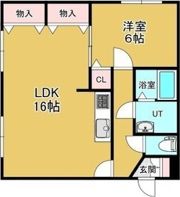 リバティ北郷の間取り画像