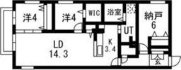 アルファスクエア円山北2条の間取り画像