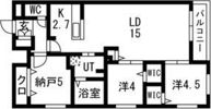 アルファスクエア円山北2条の間取り画像