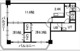 PRIME URBAN札幌 RIVER FRONTの間取り画像