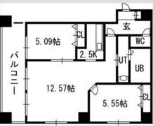 グランカーサ北3条の間取り画像