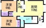 エステート住吉の間取り画像