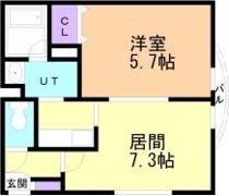 ハーモニーインターシティ環状通東の間取り画像