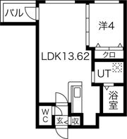 ヴォヤージュ円山の間取り画像