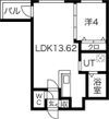ヴォヤージュ円山の間取り画像