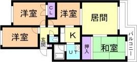 ベルマージュ522の間取り画像