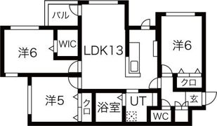 L・A大通の間取り画像