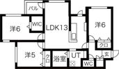 L・A大通の間取り画像