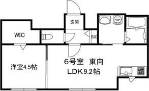 オークルミナス札幌の間取り画像