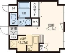 藤井ビル北11条の間取り画像
