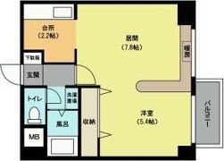 藤井ビル北23条IIの間取り画像
