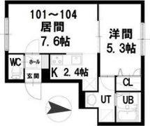 グランメールSUNの間取り画像