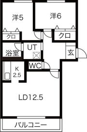 グリニッジタウン西札幌の間取り画像