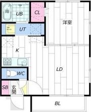 Lucia南12の間取り画像
