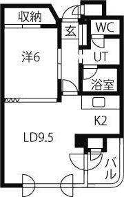 ローヤルハイツ南3条の間取り画像