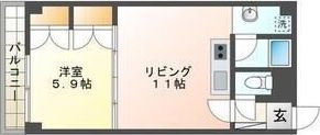 あいりん桑園の間取り画像