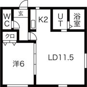 サンコート南20条の間取り画像