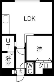 ビッグバーンズマンション北郷III D棟の間取り画像