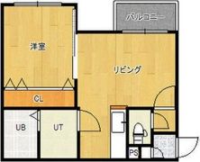ウエストコースト南平岸の間取り画像