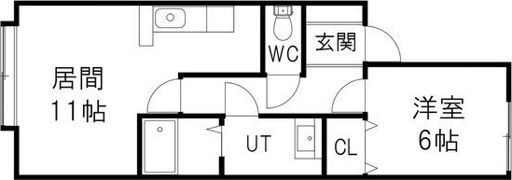 S.Uハイツの間取り画像