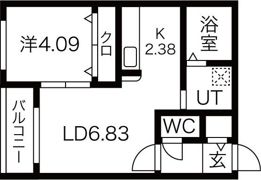 タルト南郷の間取り画像