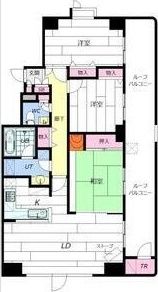 鹿友ディアプラザ旭ヶ丘の間取り画像