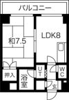 ドミ17公園通りの間取り画像