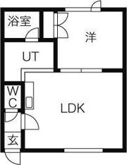 グラーナ北大前の間取り画像