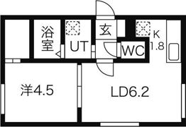 ケイメゾンワンの間取り画像