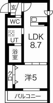ルーヴェ2・13の間取り画像