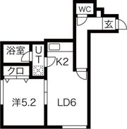 グランノーブル菊水の間取り画像