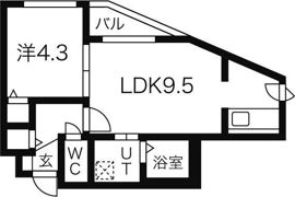 オルセー厚別中央IIIの間取り画像