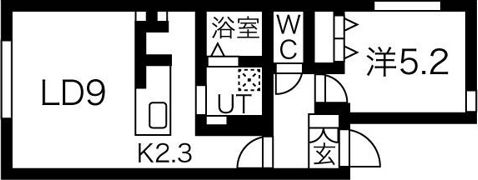 カサトレス西町の間取り画像