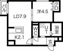 スリーナインXYの間取り画像