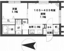 グランメールラフレ元町の間取り画像