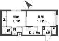 グランメール24-Bの間取り画像