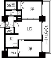グレイスコート円山北の間取り画像