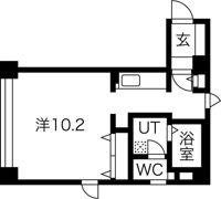 アンクレー円山の間取り画像