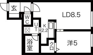 リラサンテ東札幌の間取り画像